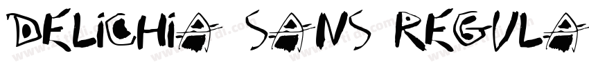 Delichia Sans Regula字体转换